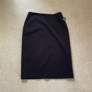 Simon’s black midi skirt